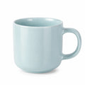 Mug 350 ml en céramique bleu clair 9 x 10 cm avec anse - forme cylindrique