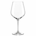 Verre à vin sur pied 650 ml 25 cm en verre transparent à grand calice