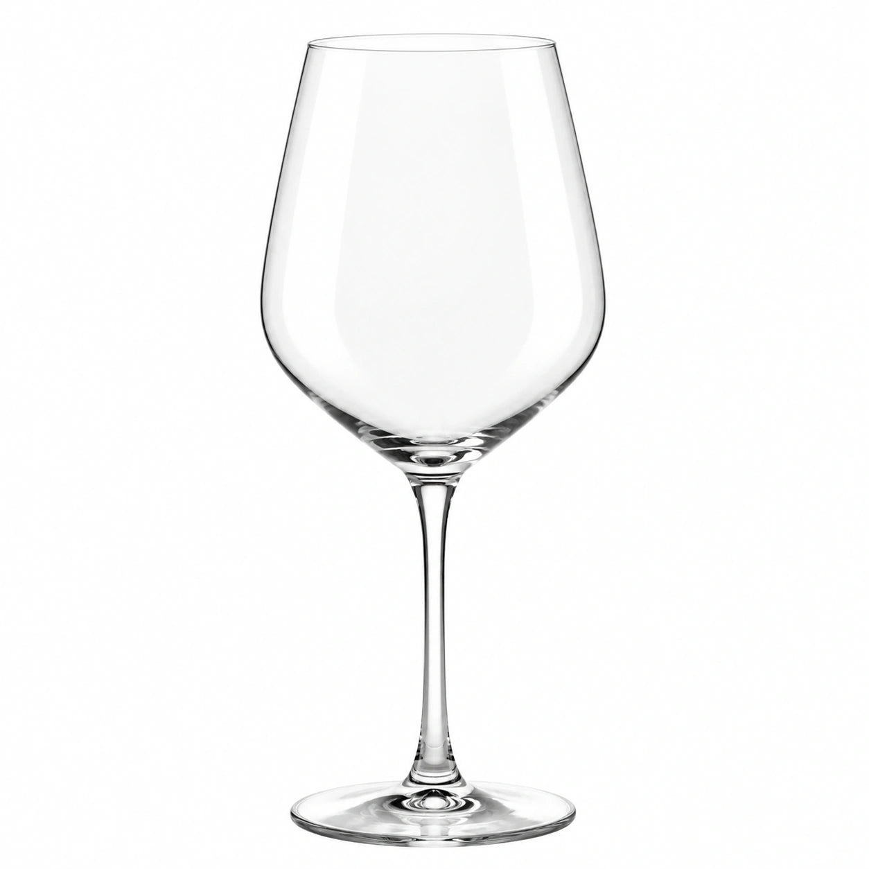 Verre à vin sur pied 650 ml 25 cm en verre transparent à grand calice
