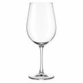 Verre à vin sur pied 550 ml transparent en verre - forme tulipe